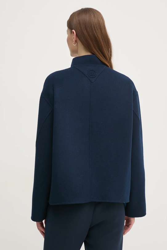 Odzież Tommy Hilfiger kurtka wełniana WW0WW44978 granatowy