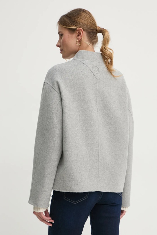 Oblečení Vlněná bunda Tommy Hilfiger WW0WW44978 šedá