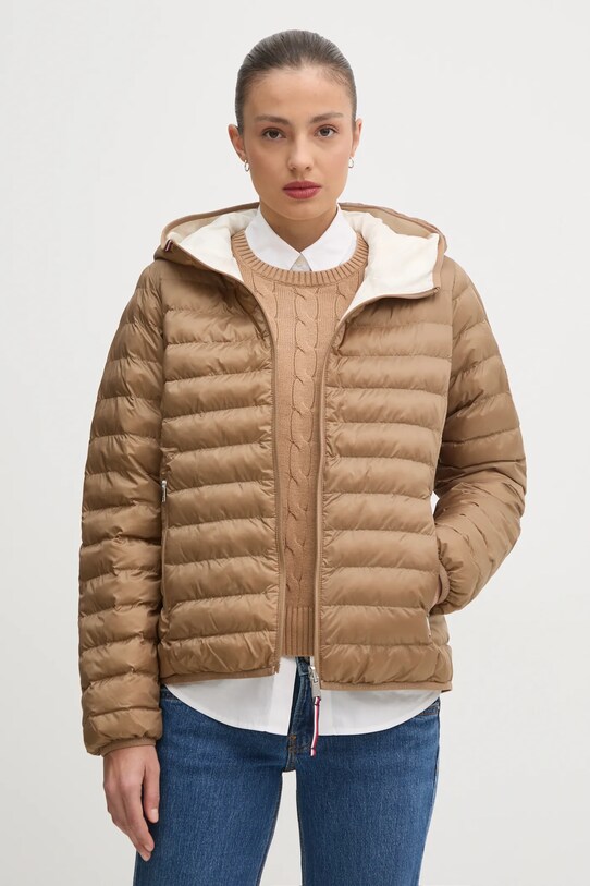 Μπουφάν Tommy Hilfiger άλλο καφέ WW0WW45317