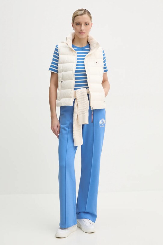 Пуховая безрукавка Tommy Hilfiger WW0WW43773 бежевый SS25