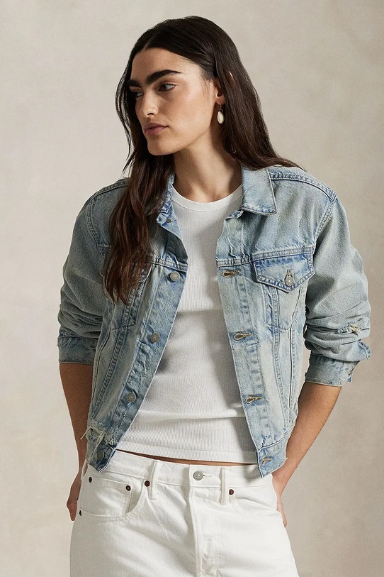 Polo Ralph Lauren kurtka bez kaptura niebieski 211969393