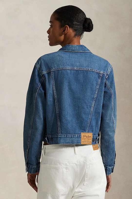 Džínová bunda Polo Ralph Lauren 211969408 modrá SS25