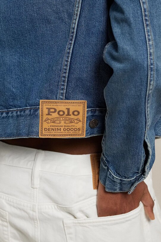 Odzież Polo Ralph Lauren kurtka jeansowa 211969408 niebieski
