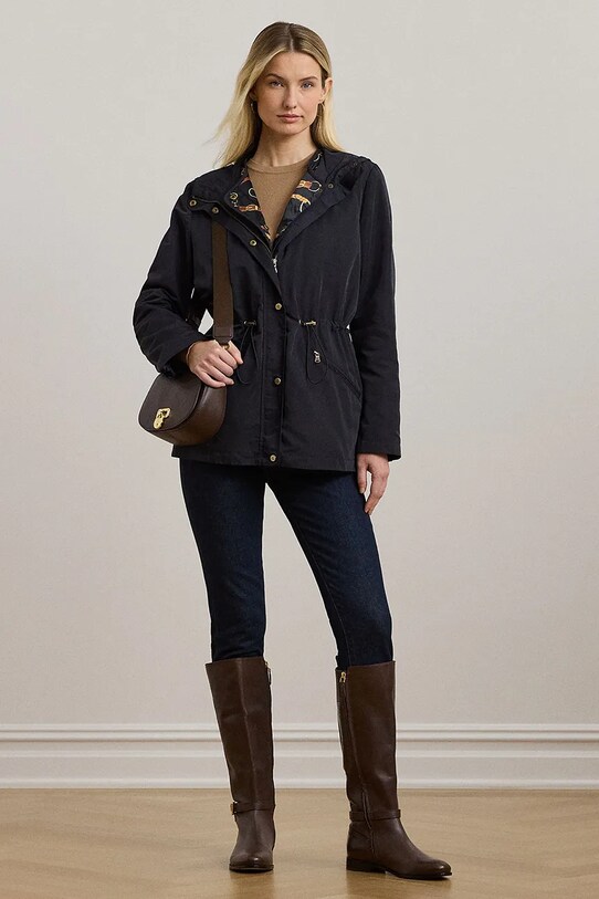 Odzież Lauren Ralph Lauren kurtka 297967116 granatowy