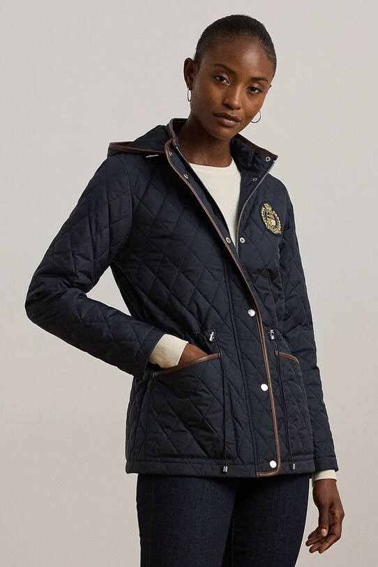 Bunda Lauren Ralph Lauren jemné zateplenie tmavomodrá 297967135