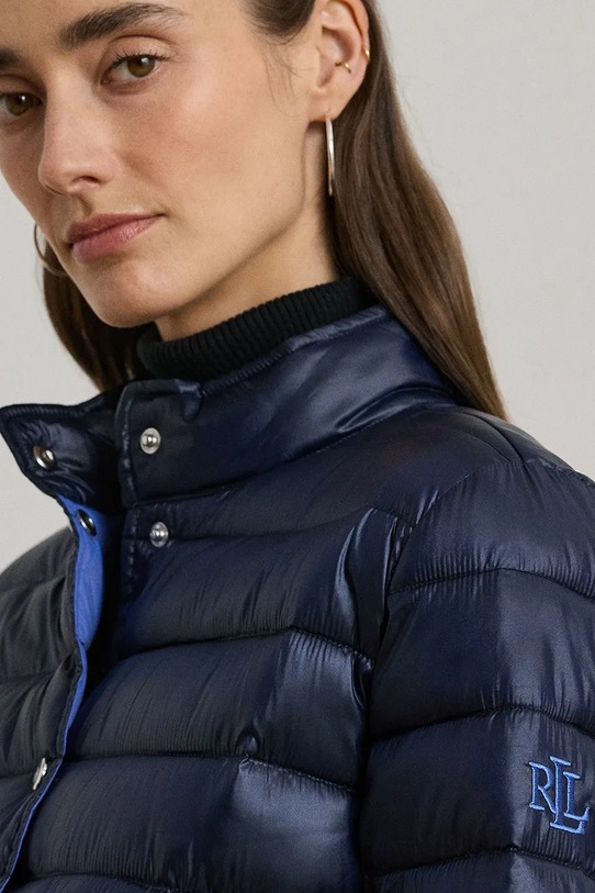 Пухова куртка Lauren Ralph Lauren 297967137 темно-синій