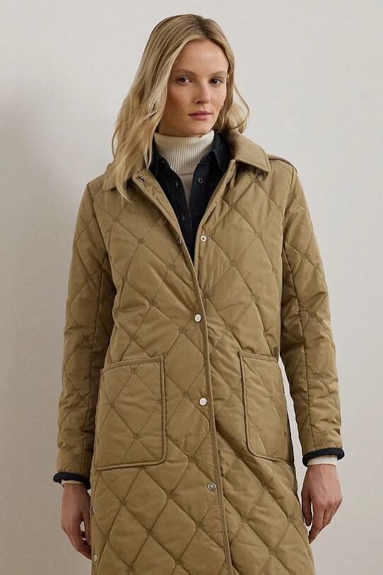Odzież Lauren Ralph Lauren kurtka 297967142 beżowy