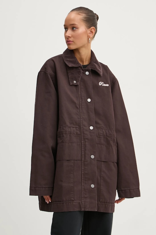 Rotate kurtka 113360578 brązowy SS25