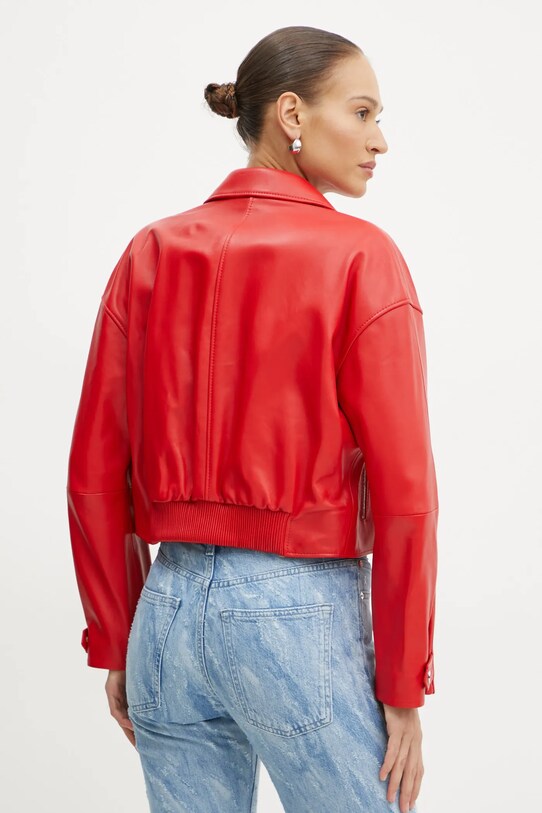 Oblečení Kožená bunda BOSS 50535759 červená