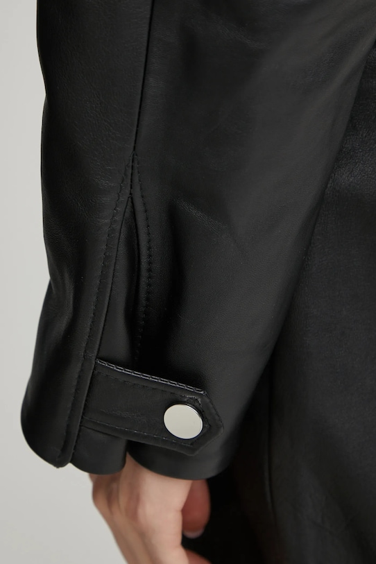 BOSS kurtka skórzana 50535759 czarny