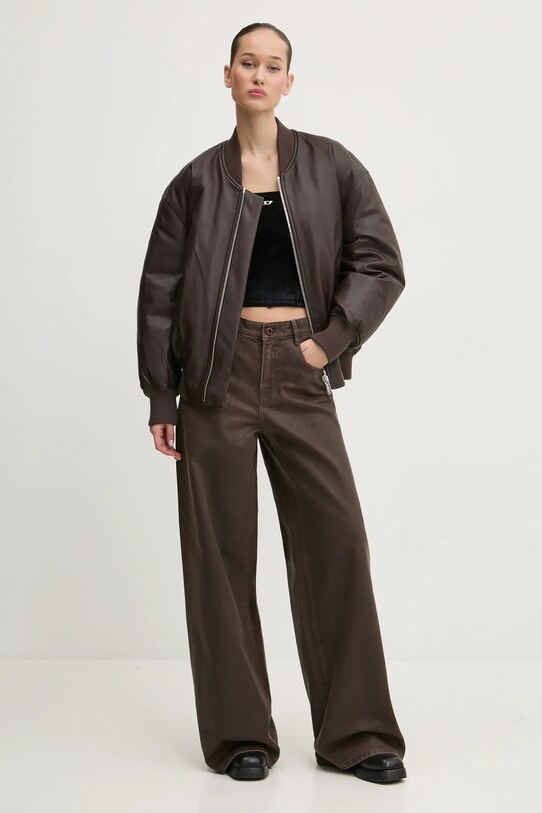 Кожаная куртка Miss Sixty 6L4LJ0460000 коричневый SS25