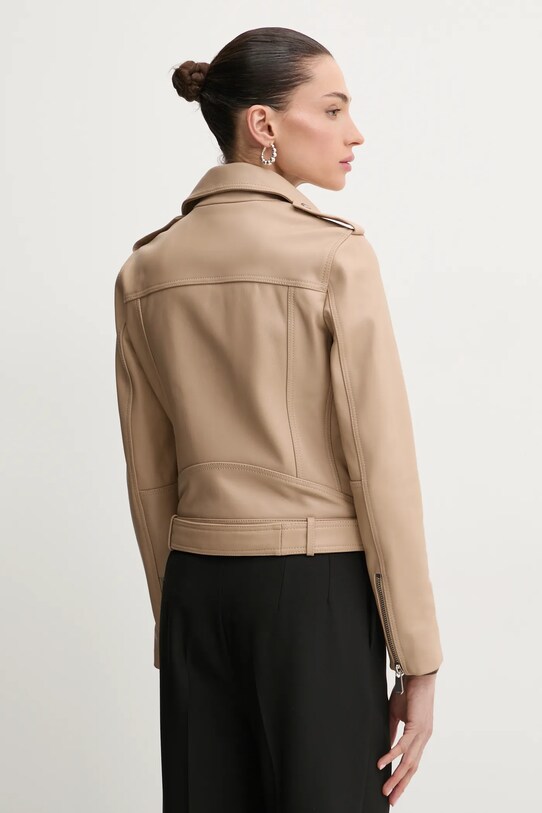 Abbigliamento Pinko giacca da motociclista 103897.A21L beige