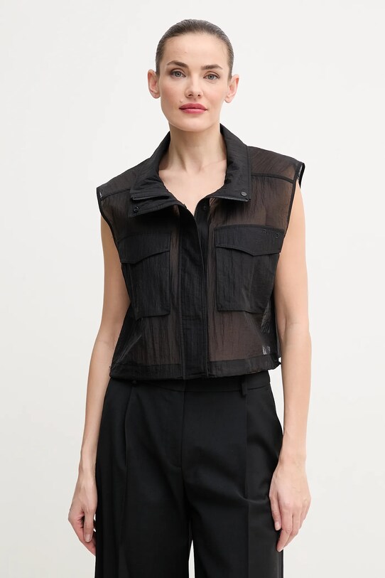 Безрукавка Pinko без подкладки чёрный 104852.A2EK