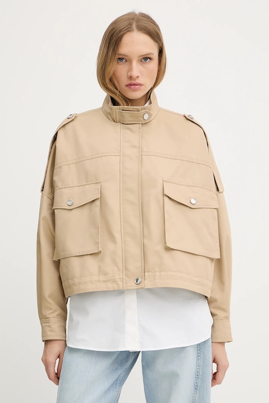 Bunda Pinko bez kapuce zelená 104682.A1PR