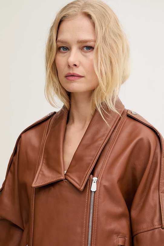 Pinko bőrdzseki barna 104877.A21L