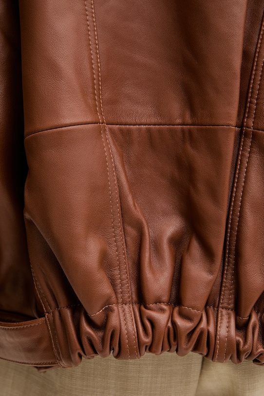 Pinko bőrdzseki 104877.A21L barna