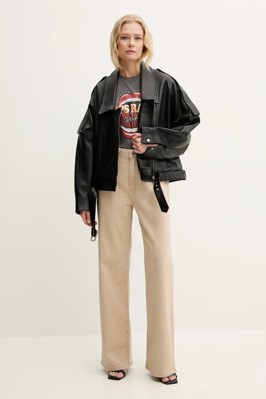 Oblečení Kožený křivák Pinko 104877.A21L černá