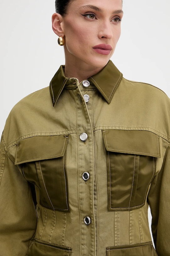 Pinko geacă verde 104895.A2GC