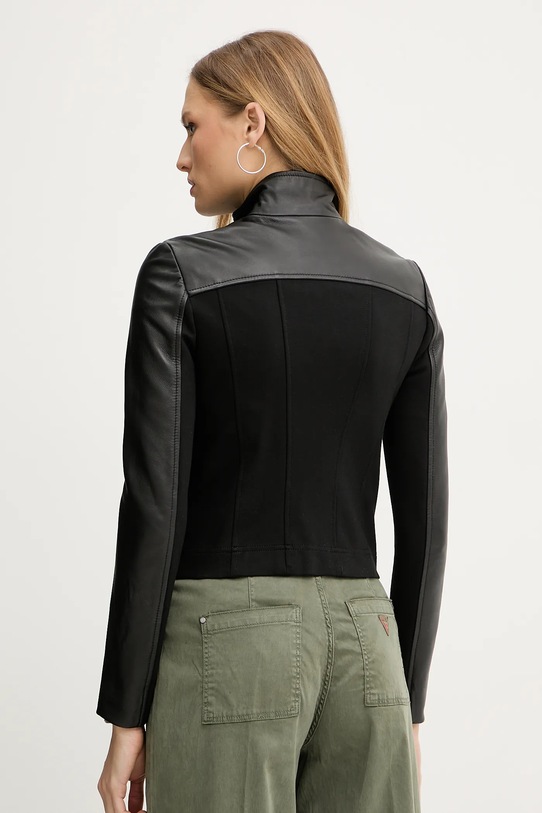 Odzież Pinko kurtka skórzana 104878.Y75K czarny