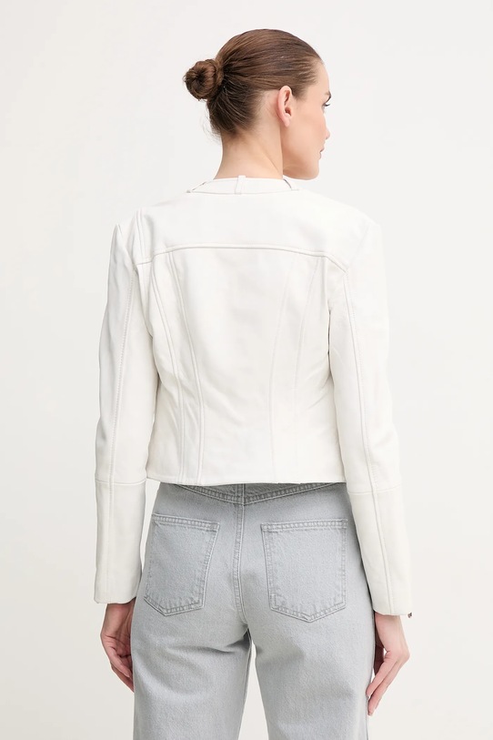 Odzież Pinko kurtka skórzana 104914.A2HT biały