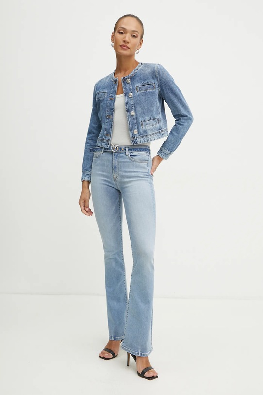 Pamučna jakna Pinko 104980.A2DW plava SS25