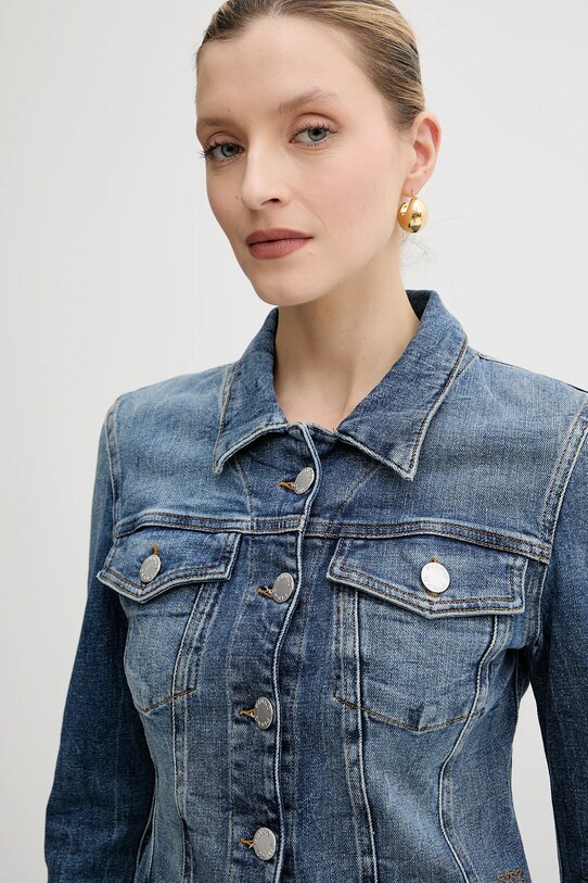 Джинсова куртка Pinko блакитний 104972.A2I5