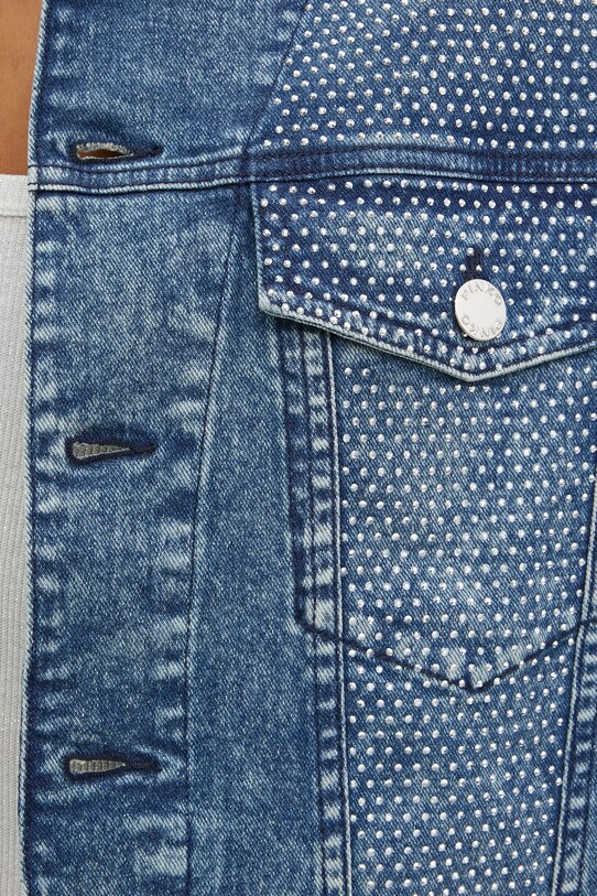 Pinko kurtka bawełniana 104800.A2GI niebieski