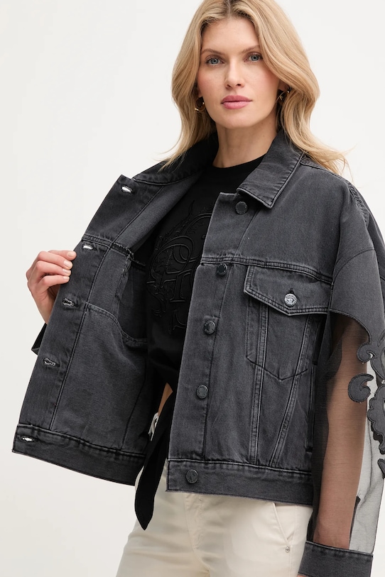 Τζιν μπουφάν Pinko 104697.A2F4 μαύρο