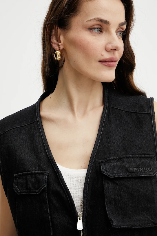 Γιλέκο τζιν Pinko μαύρο 105053.A2HF