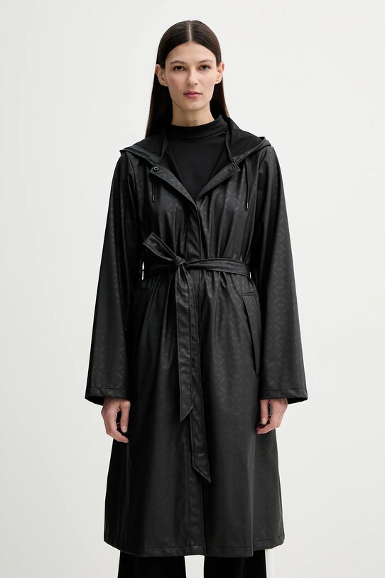 Куртка Rains A-Line Longer W Jacket W3 без підкладки чорний 12040.102