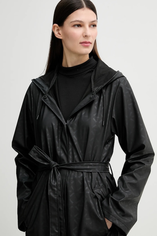 Куртка Rains A-Line Longer W Jacket W3 чорний 12040.102