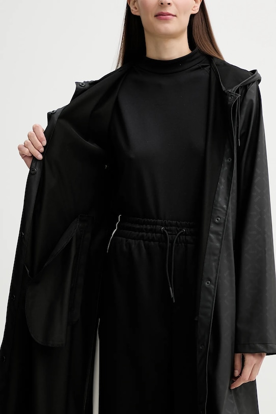 Куртка Rains A-Line Longer W Jacket W3 12040.102 чорний