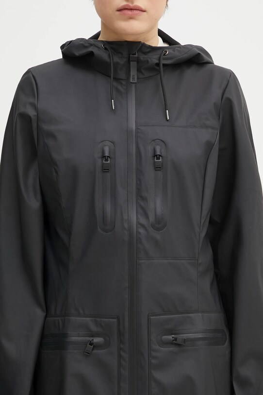 Rains kurtka Cargo Curve Jacket W3 czarny 12050.01