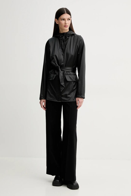 Куртка Rains Curve Jacket W3 12100.84 чёрный SS25