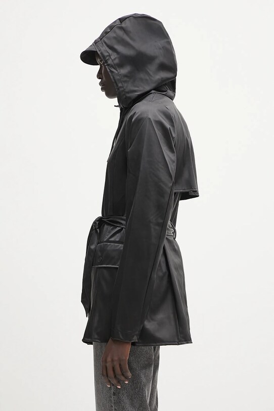 Куртка Rains Curve Jacket W3 12100.84 чорний SS25