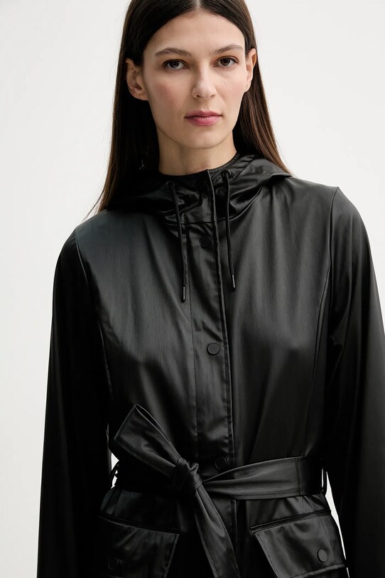 Куртка Rains Curve Jacket W3 чёрный 12100.84