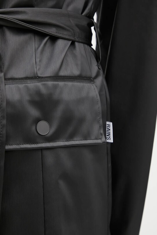 Куртка Rains Curve Jacket W3 чорний 12100.84
