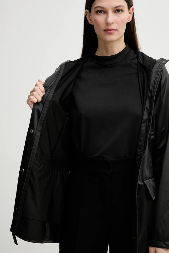 Bunda Rains Curve Jacket W3 12100.84 černá