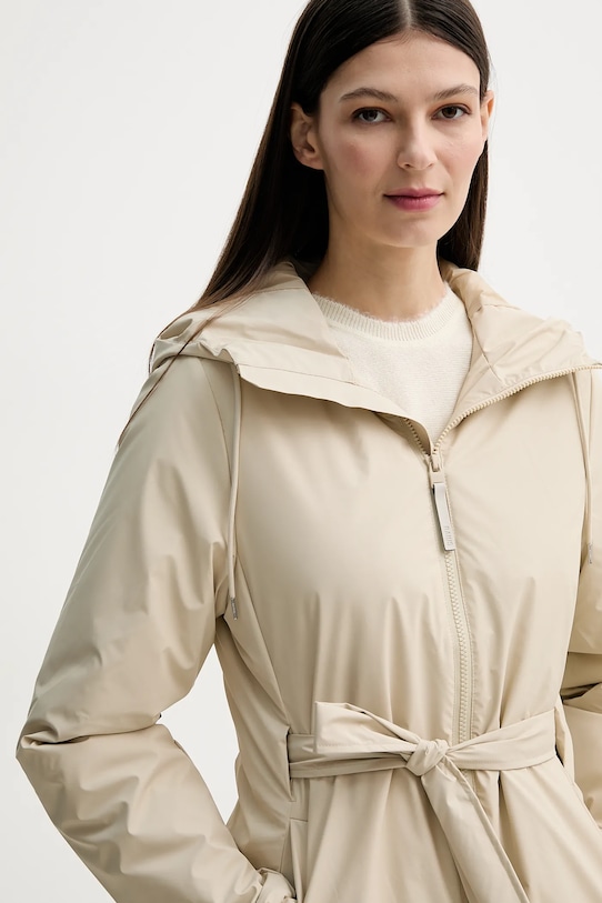 Rains kurtka Lohja Long Insulated Curve Jacket W3T2 beżowy 15880.26