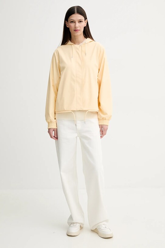 Rains geacă String W Jacket W3 18040.111 galben SS25