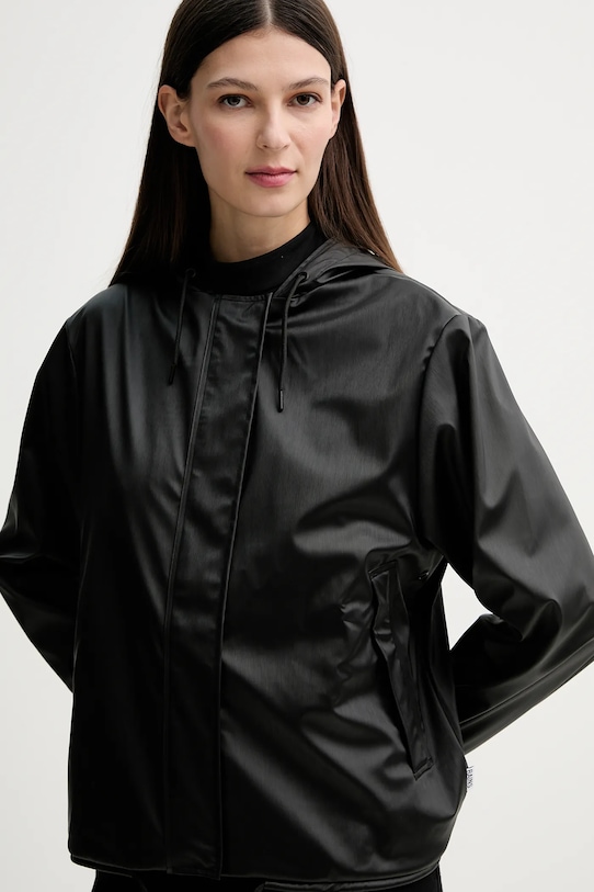 Rains kurtka String W Jacket W3 czarny 18040.84