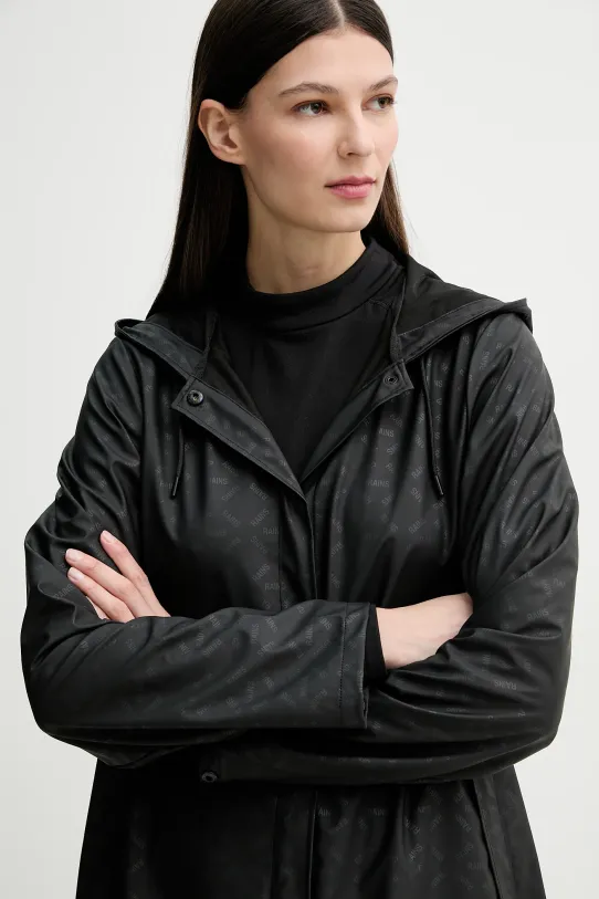 Rains kurtka A-Line W Jacket W3 czarny 18050.102