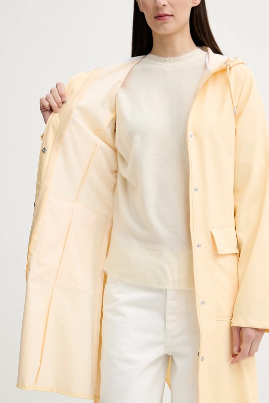 Rains geaca Curve Long Jacket W3 18130.111 galben