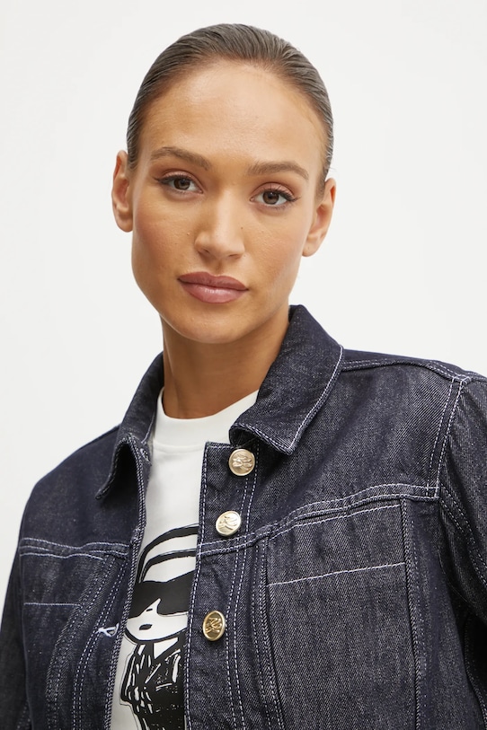 Karl Lagerfeld geaca jeans bleumarin A1W14048