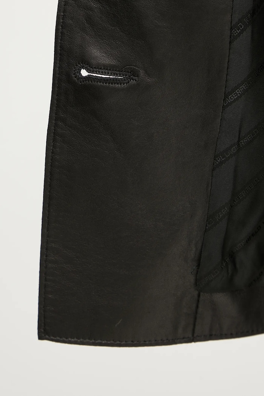 Kožená bunda Karl Lagerfeld A1W15044