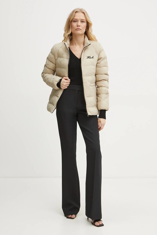 Bunda Karl Lagerfeld 246W1513 béžová SS25
