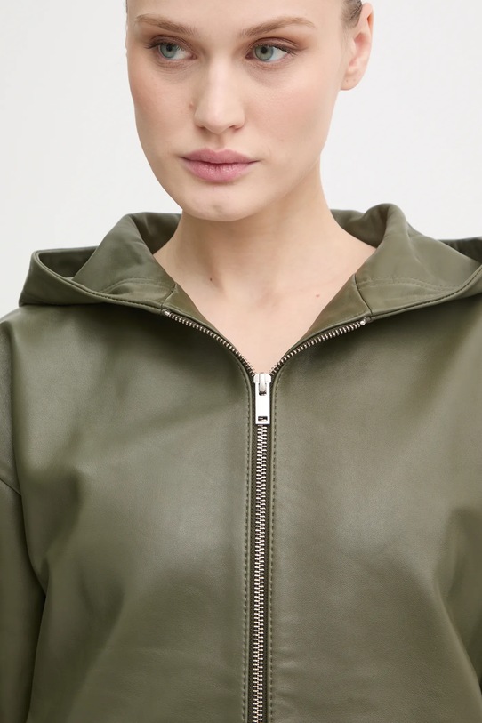 Kožená bunda 2NDDAY Vince zelená 2251512606