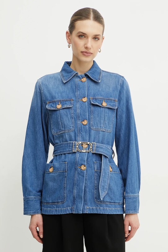 Twinset geaca jeans albastru 251TP2610