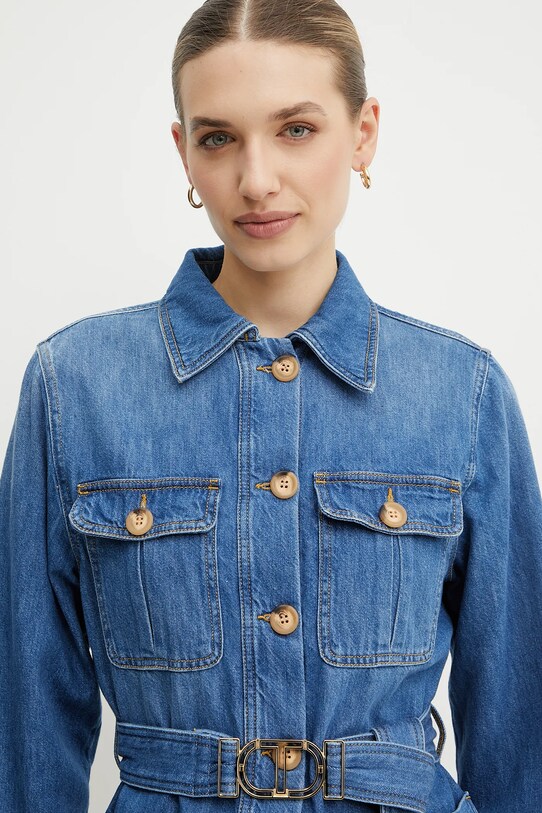 Twinset geaca jeans 251TP2610 albastru