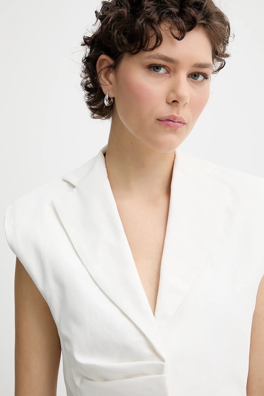 IRO kamizelka bawełniana biały WM07BALNY